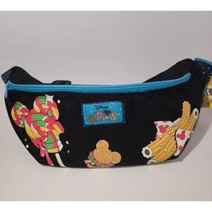 Disney parks eats fanny pack belt waist bag purse crossbody black new unisex